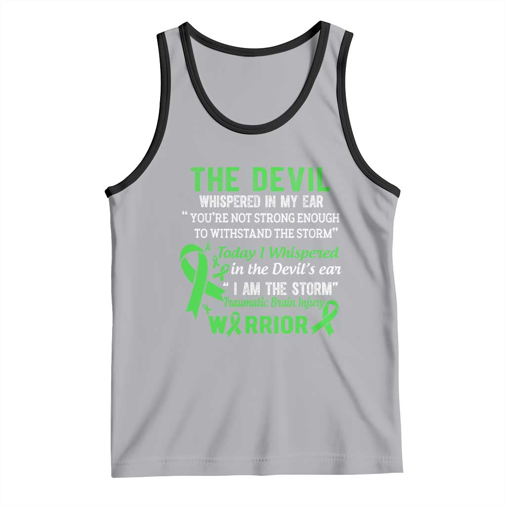 Traumatic Brain Injury Awareness Tank Top I Am The Storm TBI Warrior