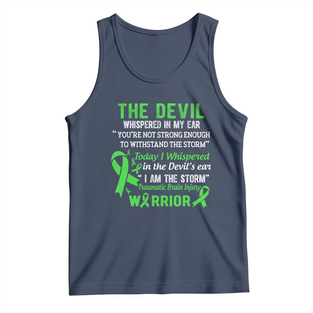 Traumatic Brain Injury Awareness Tank Top I Am The Storm TBI Warrior