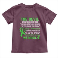Traumatic Brain Injury Awareness Toddler T Shirt I Am The Storm TBI Warrior