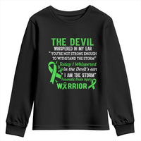 Traumatic Brain Injury Awareness Youth Sweatshirt I Am The Storm TBI Warrior