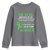 Traumatic Brain Injury Awareness Youth Sweatshirt I Am The Storm TBI Warrior