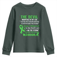 Traumatic Brain Injury Awareness Youth Sweatshirt I Am The Storm TBI Warrior
