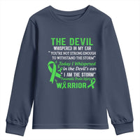Traumatic Brain Injury Awareness Youth Sweatshirt I Am The Storm TBI Warrior
