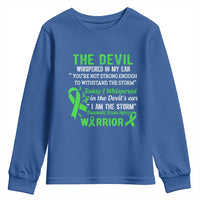 Traumatic Brain Injury Awareness Youth Sweatshirt I Am The Storm TBI Warrior
