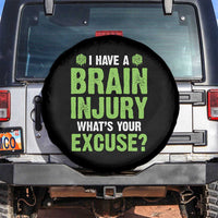 Traumatic Brain Injury Awareness Spare Tire Cover I Have A Brain Injury What's Your Excuse TBI Warrior