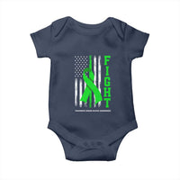 Traumatic Brain Injury Awareness Baby Onesie Fight TBI American US Flag