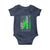 Traumatic Brain Injury Awareness Baby Onesie Fight TBI American US Flag