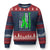 Traumatic Brain Injury Awareness Ugly Christmas Sweater Fight TBI American US Flag - Wonder Print Shop