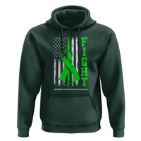 Traumatic Brain Injury Awareness Hoodie Fight TBI American US Flag