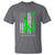 Traumatic Brain Injury Awareness T Shirt Fight TBI American US Flag