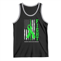 Traumatic Brain Injury Awareness Tank Top Fight TBI American US Flag