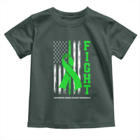 Traumatic Brain Injury Awareness Toddler T Shirt Fight TBI American US Flag