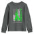 Traumatic Brain Injury Awareness Youth Sweatshirt Fight TBI American US Flag