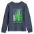 Traumatic Brain Injury Awareness Youth Sweatshirt Fight TBI American US Flag