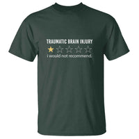 Traumatic Brain Injury Awareness T Shirt I Would Not Recommend TBI Warrior