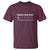 Traumatic Brain Injury Awareness T Shirt I Would Not Recommend TBI Warrior