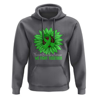 Traumatic Brain Injury Awareness Hoodie TBI We Fight Together Green Sunflower