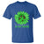 Traumatic Brain Injury Awareness T Shirt TBI We Fight Together Green Sunflower