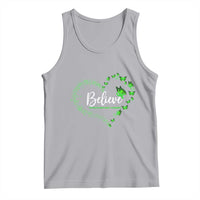 Traumatic Brain Injury Awareness Tank Top TBI Believe Butterflies