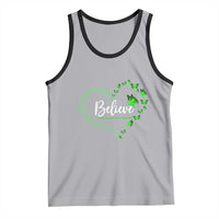 Traumatic Brain Injury Awareness Tank Top TBI Believe Butterflies