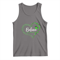 Traumatic Brain Injury Awareness Tank Top TBI Believe Butterflies