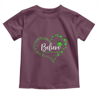 Traumatic Brain Injury Awareness Toddler T Shirt TBI Believe Butterflies