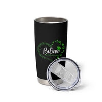 Traumatic Brain Injury Awareness Tumbler Cup TBI Believe Butterflies