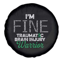 Traumatic Brain Injury Awareness Spare Tire Cover TBI Warrior I'm Fine