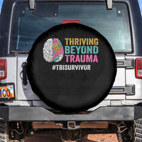 Traumatic Brain Injury Awareness Spare Tire Cover Thriving Beyond Trauma TBI Survivor