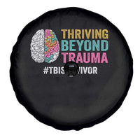 Traumatic Brain Injury Awareness Spare Tire Cover Thriving Beyond Trauma TBI Survivor