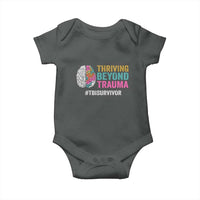 Traumatic Brain Injury Awareness Baby Onesie Thriving Beyond Trauma TBI Survivor