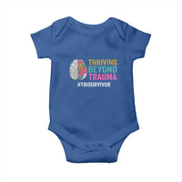 Traumatic Brain Injury Awareness Baby Onesie Thriving Beyond Trauma TBI Survivor