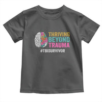 Traumatic Brain Injury Awareness Toddler T Shirt Thriving Beyond Trauma TBI Survivor