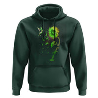 Traumatic Brain Injury Awareness Hoodie Sunflower Hummingbird