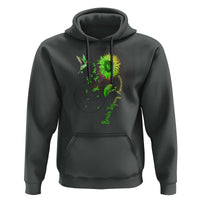 Traumatic Brain Injury Awareness Hoodie Sunflower Hummingbird