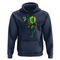 Traumatic Brain Injury Awareness Hoodie Sunflower Hummingbird