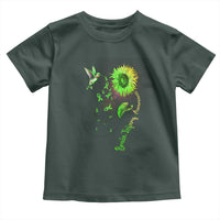 Traumatic Brain Injury Awareness Toddler T Shirt Sunflower Hummingbird