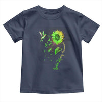 Traumatic Brain Injury Awareness Toddler T Shirt Sunflower Hummingbird