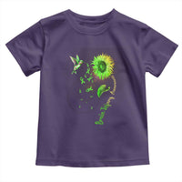 Traumatic Brain Injury Awareness Toddler T Shirt Sunflower Hummingbird