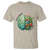 Traumatic Brain Injury Awareness T Shirt TBI Warrior Green Floral Brain