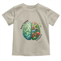 Traumatic Brain Injury Awareness Toddler T Shirt TBI Warrior Green Floral Brain