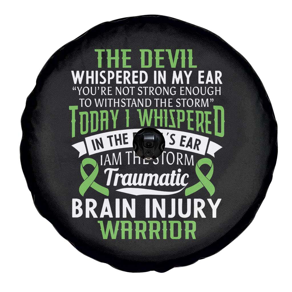 Traumatic Brain Injury Awareness Spare Tire Cover TBI Warrior I Am The Storm
