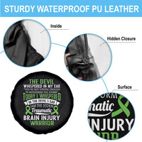 Traumatic Brain Injury Awareness Spare Tire Cover TBI Warrior I Am The Storm