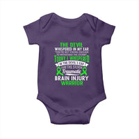 Traumatic Brain Injury Awareness Baby Onesie TBI Warrior I Am The Storm