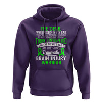 Traumatic Brain Injury Awareness Hoodie TBI Warrior I Am The Storm