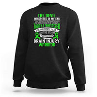 Traumatic Brain Injury Awareness Sweatshirt TBI Warrior I Am The Storm