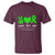 Traumatic Brain Injury Awareness T Shirt Peace Love Cure TBI Warrior