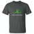 Traumatic Brain Injury Awareness T Shirt TBI Warrior Heartbeat Green Ribbon