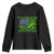 Traumatic Brain Injury Awareness Youth Sweatshirt Not All Wounds Are Visible TBI Warrior American Flag