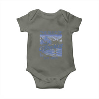 Retro Gulf Of USA Baby Onesie America Est 2025 American Flag